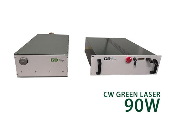 90W Nanosecond Continuous Wave Laser Single Mode Green Fiber Laser