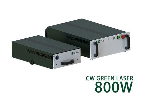 800W CW Fiber Laser Single Mode Nanosecond CW Green Fiber Laser