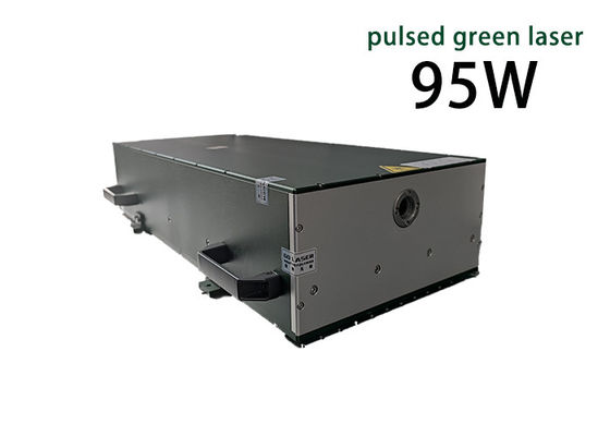 Glass Based Ink Removal Green Fiber Laser with High Spot Roundness