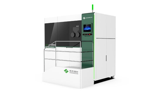 Large Build Volume Dual Extruder Metal 3D Printer Green Fiber Laser Printing Machine for Pure Copper and Copper Alloys